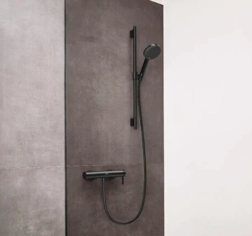 Душевой гарнитур Hansgrohe Alive Select S 24602670 цвет Черный матовый