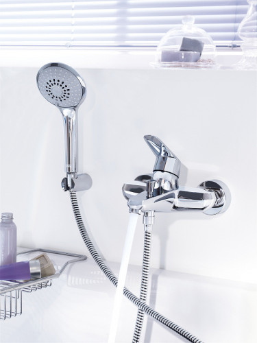 Смеситель для ванны Grohe Eurodisc Cosmopolitan 33395002 Хром латунь на стену