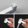 Гигиенический душ со смесителем Gappo G7217-8 Белый Хром латунь встраиваемый