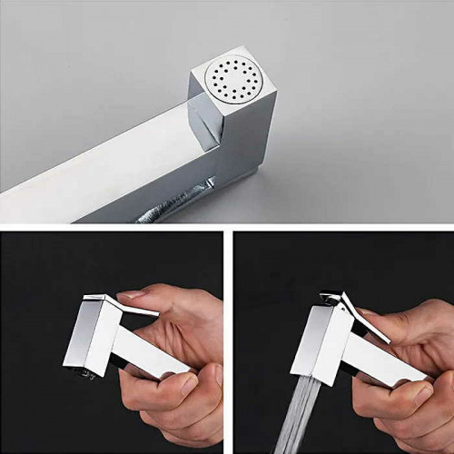 Гигиенический душ со смесителем Gappo G7217-8 Белый Хром латунь встраиваемый