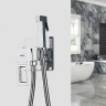 Гигиенический душ со смесителем Gappo G7217-8 Белый Хром латунь встраиваемый