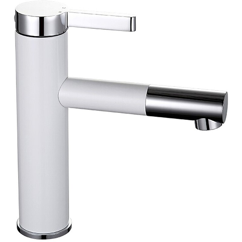Смеситель для раковины Frap H52 F1052-14 Белый Хром латунь