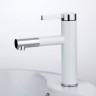 Смеситель для раковины Frap H52 F1052-14 Белый Хром латунь