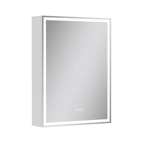 Зеркальный шкаф Equil Corner 60 R szCORNER60.R с подсветкой цвет Белый
