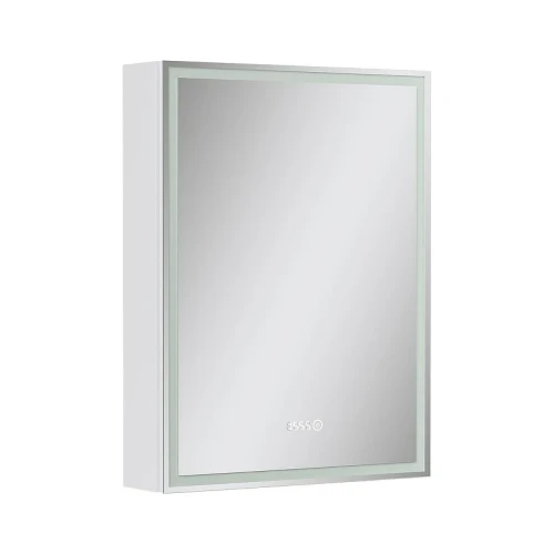 Зеркальный шкаф Equil Corner 60 R szCORNER60.R с подсветкой цвет Белый