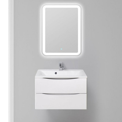 Тумба под раковину BelBagno Marino 75 MARINO-750-2C-SO-BO-P подвесная Bianco Opaco МДФ / ЛДСП