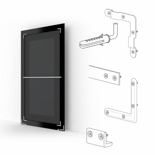 Зеркало Evoform Definite Floor 204х84 BY 6027 в багетной раме - Травленая бронза 99 мм стекло