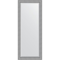 Зеркало Evoform Exclusive Floor 202х82 BY 6187 с фацетом в багетной раме - Серебряная кольчуга 88 мм стекло