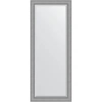 Зеркало Evoform Exclusive Floor 202х82 BY 6187 с фацетом в багетной раме - Серебряная кольчуга 88 мм стекло