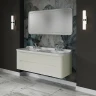 Тумба под раковину Kerasan Waldorf 144 925430 подвесная Bi vaniglia matt массив дерева