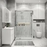 Душевой уголок Grossman Cosmo 130х90 120.K33.02.1390.10.00 профиль Хром стекло прозрачное
