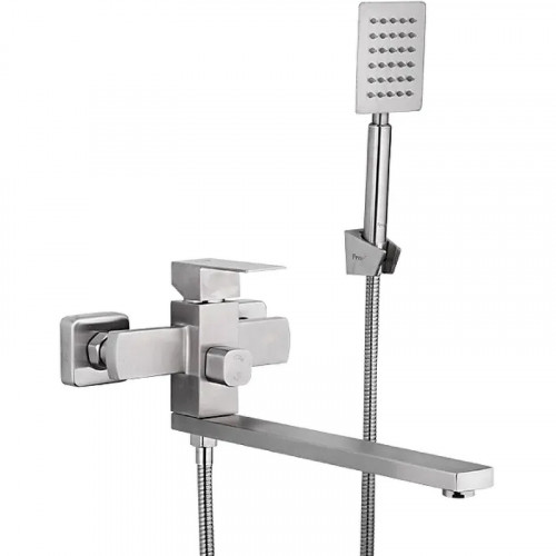 Смеситель для ванны Frap H802 F22802 универсальный Нержавеющая сталь нержавеющая сталь на стену