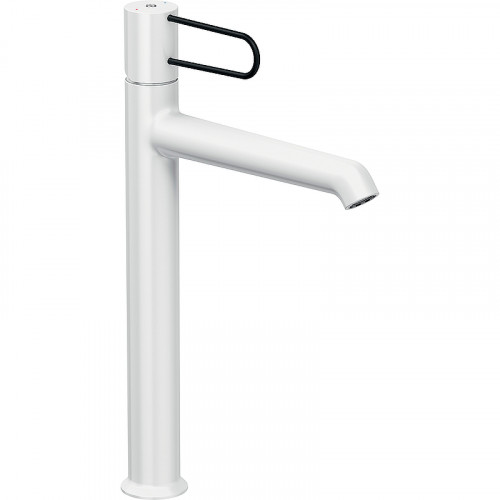 Смеситель для раковины Jacob Delafon Odeon Rive Gauche E21030-BL-00 Белый матовый Черный латунь