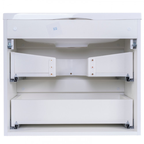 Тумба под раковину Style Line Бергамо 60 СС-00002316 подвесная Белая антискрейч МДФ / ЛДСП