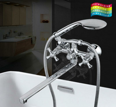 Смеситель для ванны Gappo G2242 универсальный Хром латунь на стену