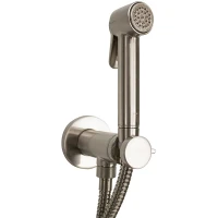 Гигиенический душ со смесителем Bossini Paloma Brass E37005B.094 Никель брашированный латунь на стену