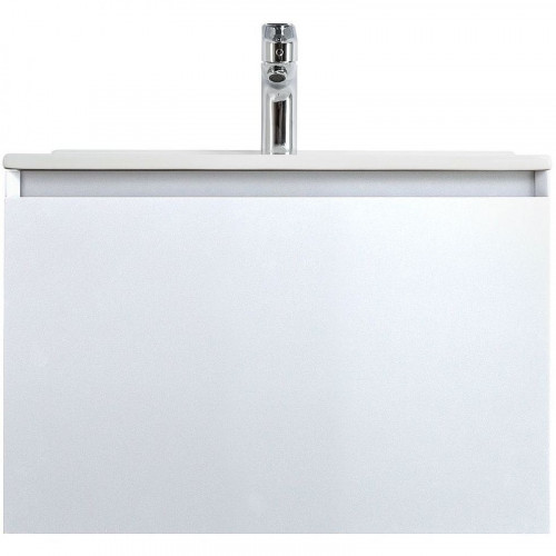 Тумба под раковину Art&amp;Max Latina 60 AM-Latina-600-1C-SO-BM подвесная Белая матовая МДФ / ЛДСП