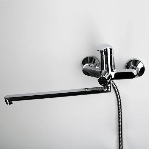 Смеситель для ванны WasserKRAFT Isen 2602L универсальный Хром латунь на стену