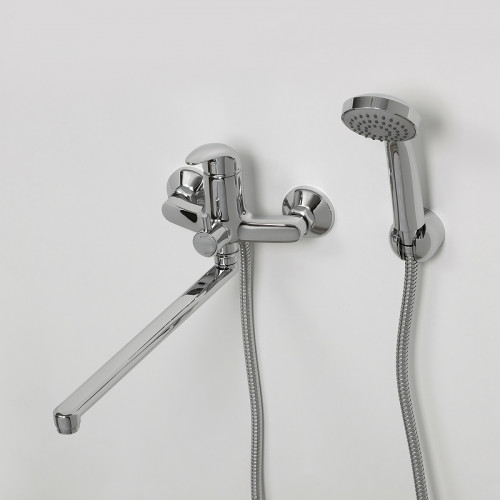 Смеситель для ванны WasserKRAFT Isen 2602L универсальный Хром латунь на стену