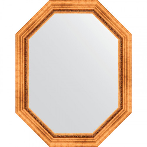 Зеркало Evoform Octagon 76x96 BY 7164 в багетной раме - Римское золото 88 мм стекло