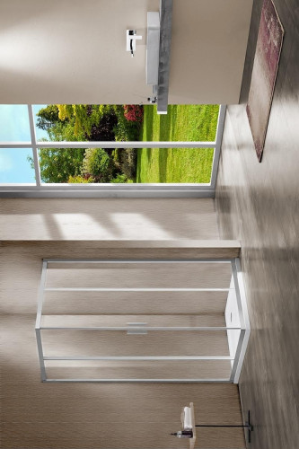 Душевой уголок Vincea Garda 100x80 VSS-1G8010CLBN профиль Брашированный никель стекло прозрачное