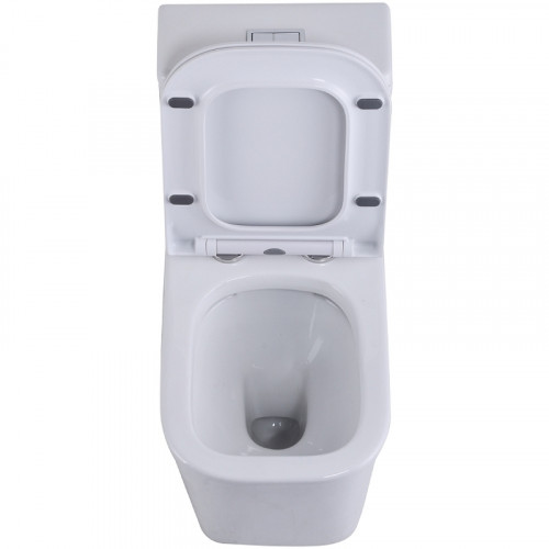 Унитаз моноблок SantiLine SL-5024 с бачком и сиденьем Микролифт фаянс напольный