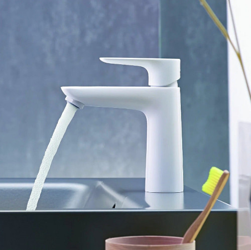 Смеситель для раковины Hansgrohe Talis E 71710700 Белый матовый латунь