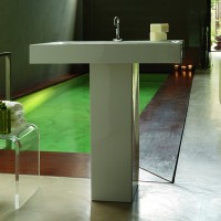 Раковина Kerasan Cento 80 353301*1 Белая фарфор подвесная