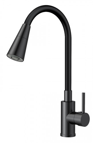 Смеситель для кухни ESKO K47BB цвет Черный матовый