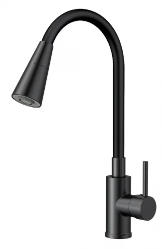Смеситель для кухни ESKO K47BB цвет Черный матовый