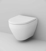Комплект унитаза AM.PM Spirit FlashClean C701700WH+C707857WH с инсталляцией Berges Novum D5 040235 с сиденьем Микролифт и Черной матовой клавишей смыва фарфор подвесной