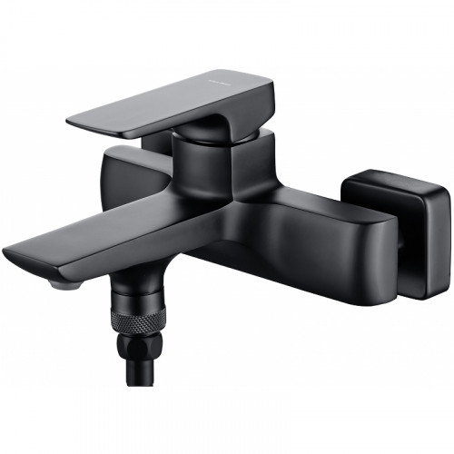 Смеситель для ванны Allen Brau Infinity 5.21006-31 Черный матовый латунь на стену