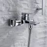 Смеситель для ванны Allen Brau Infinity 5.21006-31 Черный матовый латунь на стену