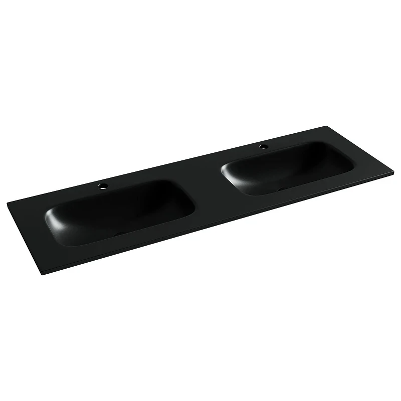 Раковина Sancos Ceramicanova Grace 140 CN7022MB двойная цвет Черный матовый