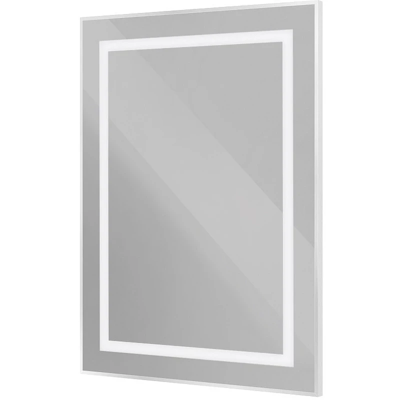 Зеркало BelBagno Kraft 50 SPC-KRAFT-500-800-SENS-AL с подсветкой Сатин с сенсорным выключателем стекло