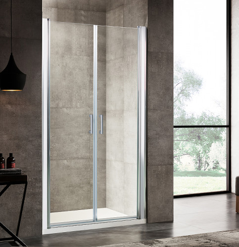 Душевая дверь в нишу River Suez 90 МТ 10000001536 профиль Матовый хром стекло матовое