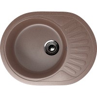 Кухонная мойка Ulgran Classic U-107m-307 Терракот искусственный камень (литьевой мрамор) встраиваемый