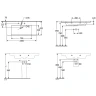 Раковина Villeroy&Boch Subway 3.0 100 4A70A501 Альпийский белый