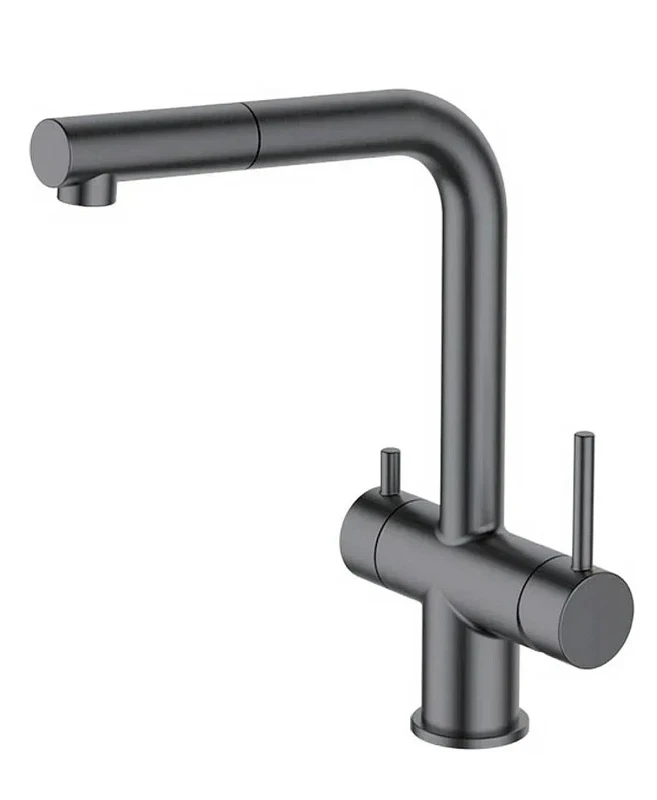 Смеситель для кухни Gappo G4397-79 цвет Оружейная сталь