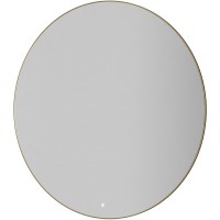 Зеркало Boheme Modern 120 545-120-MG с подсветкой Золото матовое с сенсорным выключателем и подогревом стекло