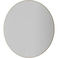 Зеркало Boheme Modern 120 545-120-MG с подсветкой Золото матовое с сенсорным выключателем и подогревом стекло