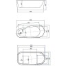 Акриловая ванна Allen Brau Priority 1 170x80 2.31001.21 без гидромассажа