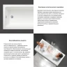 Акриловая ванна Wellsee FreeDom 180х85 231103000 цвет Белый глянцевый