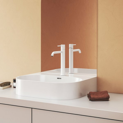 Смеситель для раковины Ravak Espirit ES 014.10WV X070390 Белый вельвет латунь