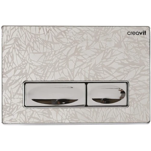 Кнопка смыва для инсталляции Creavit Design Ozel GP4009.36 Хром с декором