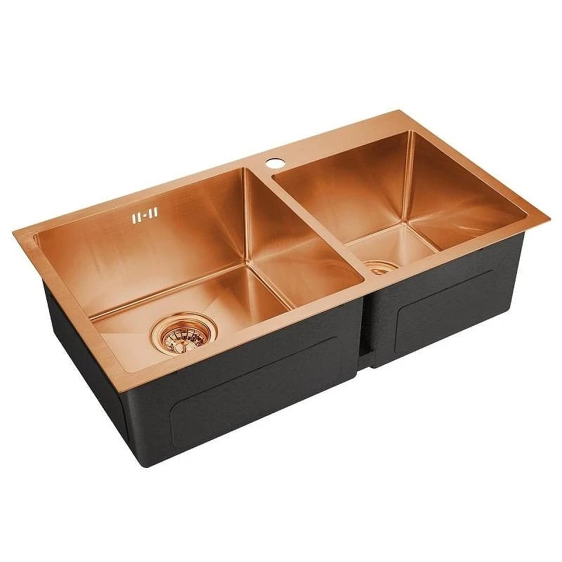 Кухонная мойка Emar PVD 78 EMB-210 PVD цвет Nano Coppery