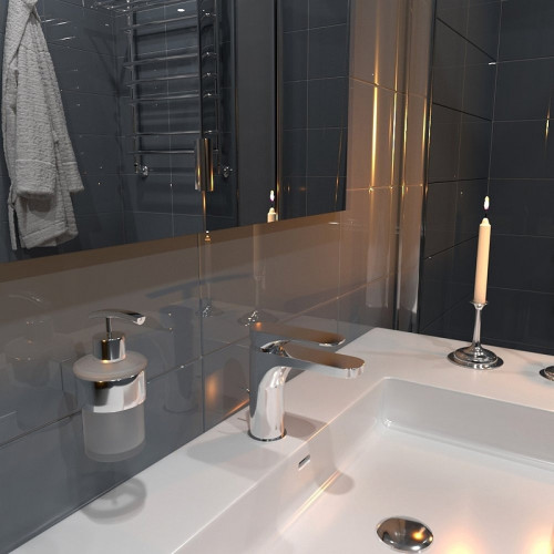 Дозатор для жидкого мыла Altasan Лотос ЛТ80Х Хром