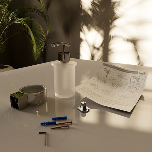 Дозатор для жидкого мыла Altasan Лотос ЛТ80Х Хром