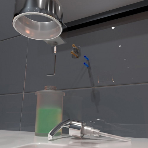 Дозатор для жидкого мыла Altasan Лотос ЛТ80Х Хром