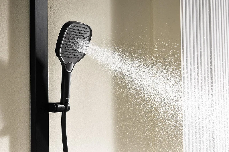 Душевая система Arrow AMG13GH872MB с термостатом цвет Черный матовый